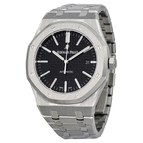 ap royal oak black dial|ap royal oak watch price.